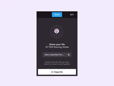 Jitter Sharing File Animation branding globe graphic design jitter motion