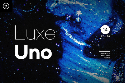 LUXE UNO - Modern Font Family On Sale ui