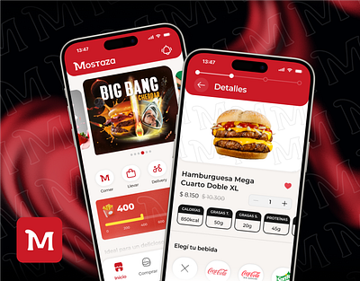 App Mostaza - UX/UI Redesign accesibility app design eshop food mobile ui ux