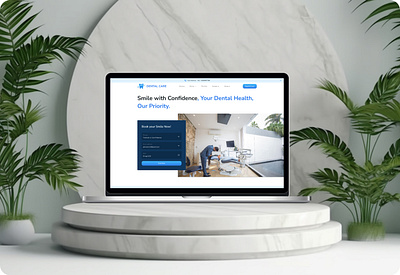 Dental website Design UI creativity dental dental website design figma graphic design homepage mockup ui user interface ux visuals