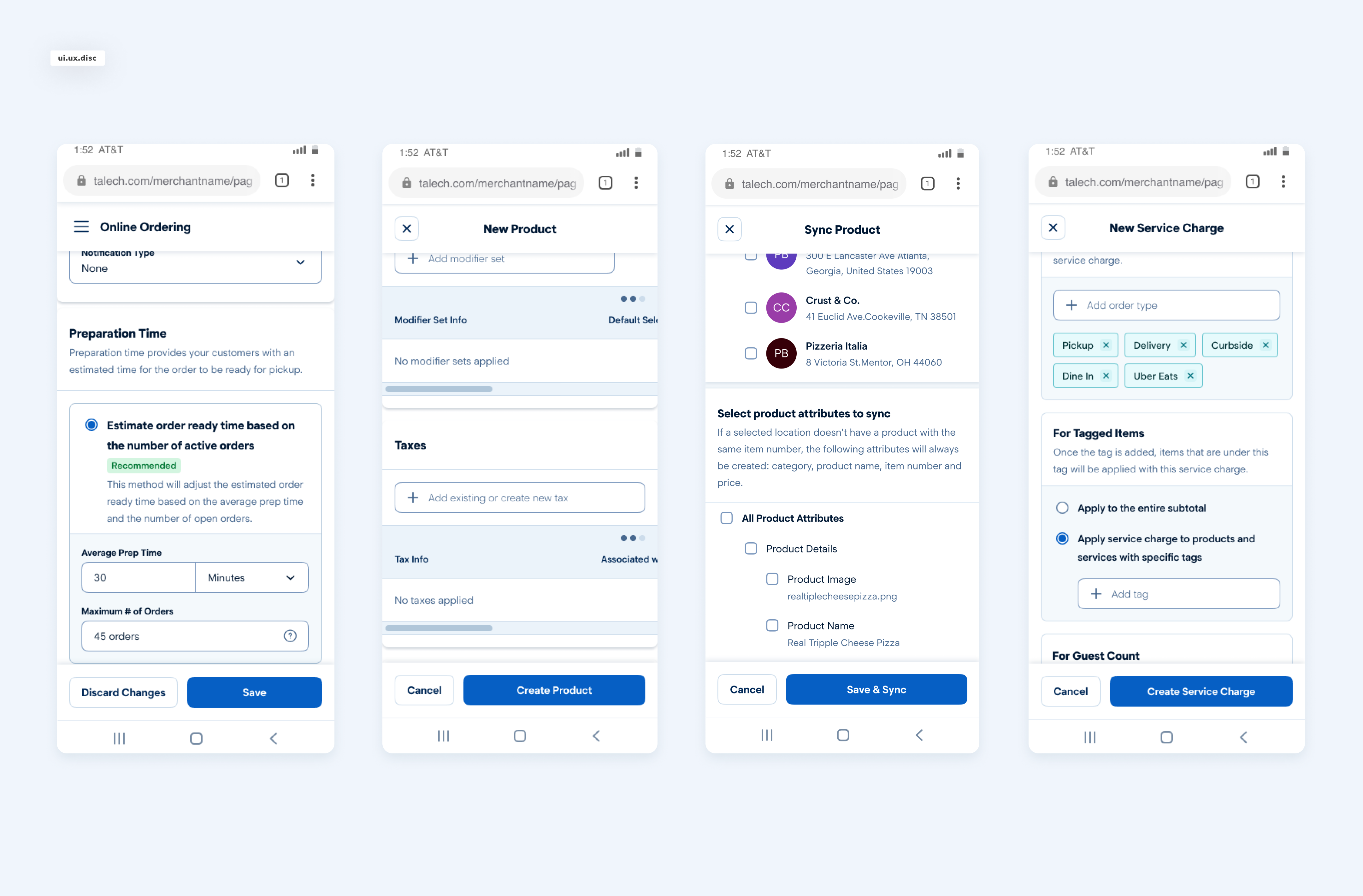 Example of Mobile App Design Services