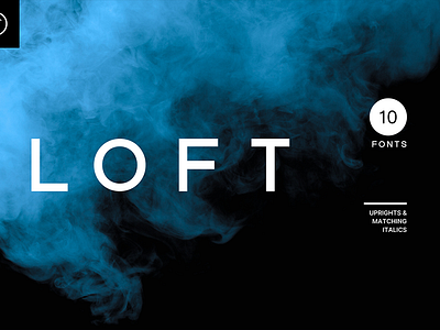 LOFT - Minimal Display Font Family ui