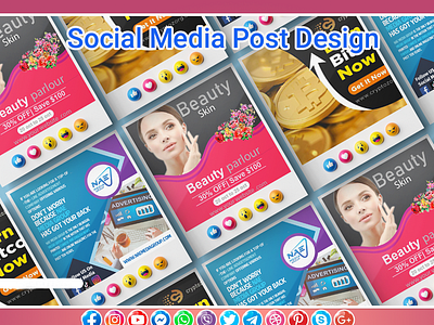 I will Create Amazing Social Media Post Design ads advertise banner banner design banners branding design design banner graphic design instagram motion graphics poster promo banner soci social media social media design social media design post social media post web ads web banners