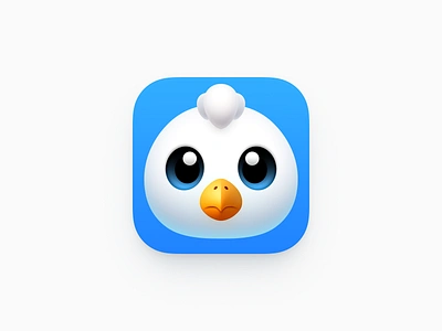 Twitter Icon bigsur icon big sur icon blue bird icon ios icon iphone icon mac icon macos icon osx icon operating system icon os icon realistic icon app icon sandor skeu icon skeuomorph icon skeuomorphism icon twitter icon user interface icon ui icon gui white pigeon