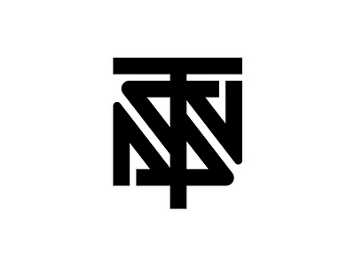STN lettermark brand identity branding design lettering lettermark logo mark minimalist monogram type typography