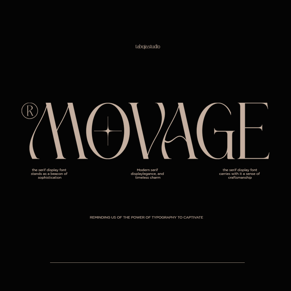Quirky Serif Display | TBJ Movage beauty font branding branding font canva canva font design elegant font font font design font illustration fonts free font graphic design logo logo font modern font serif font typeface typography vector