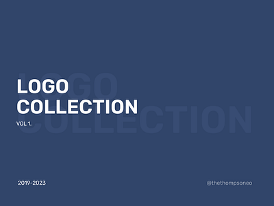 Logo Collection Vol. 1 design illustration logo mininalistic ui vector