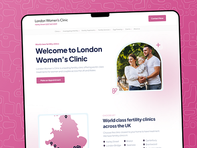 Clinic Web Design online booking