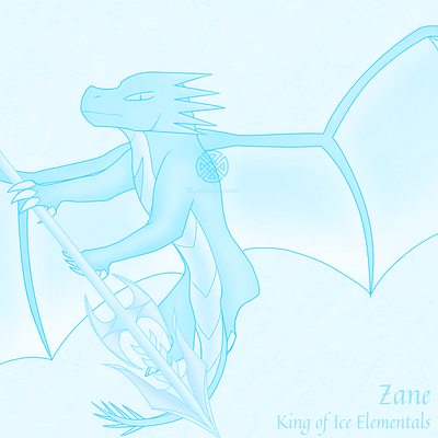 Zane, King of Ice Elementals digitalart dragons