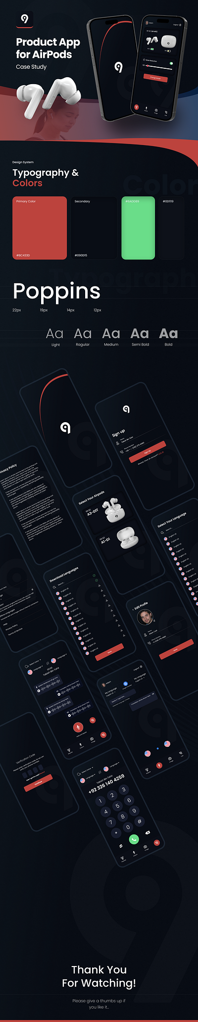 Airpods App Design dribbble design