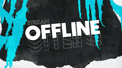 free stream twitch overlay free alerts free overlay free panels free stream free twitch graffiti stream offline screen package overlay paper art paper tears stream package twitch overlay