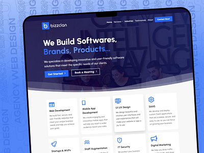 Agency Web Design dribbble design