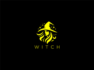Witch Logo bat creepy darkness demon devil fairytale gothic horror horror women legend magic magic women mystery night scary theatrical witch witch logo witches wizard