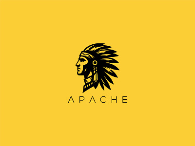 Apache Logo america anchestor apache apache logo casino chief logo chieftain feather feather men indian indians logo knight mayan mexico museum red indian sachem sagamore tribe war bonnet
