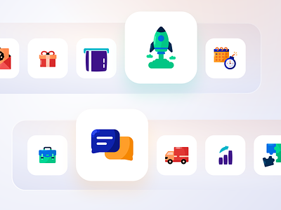 Bundling - 4in1 Icon Illustration Pack (Detail Preview)