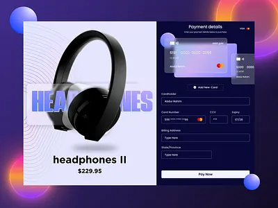Daily UI Challange Credit Card Checkout Page (day 02) branding clean creative design graphic design ui user interface ux ux design