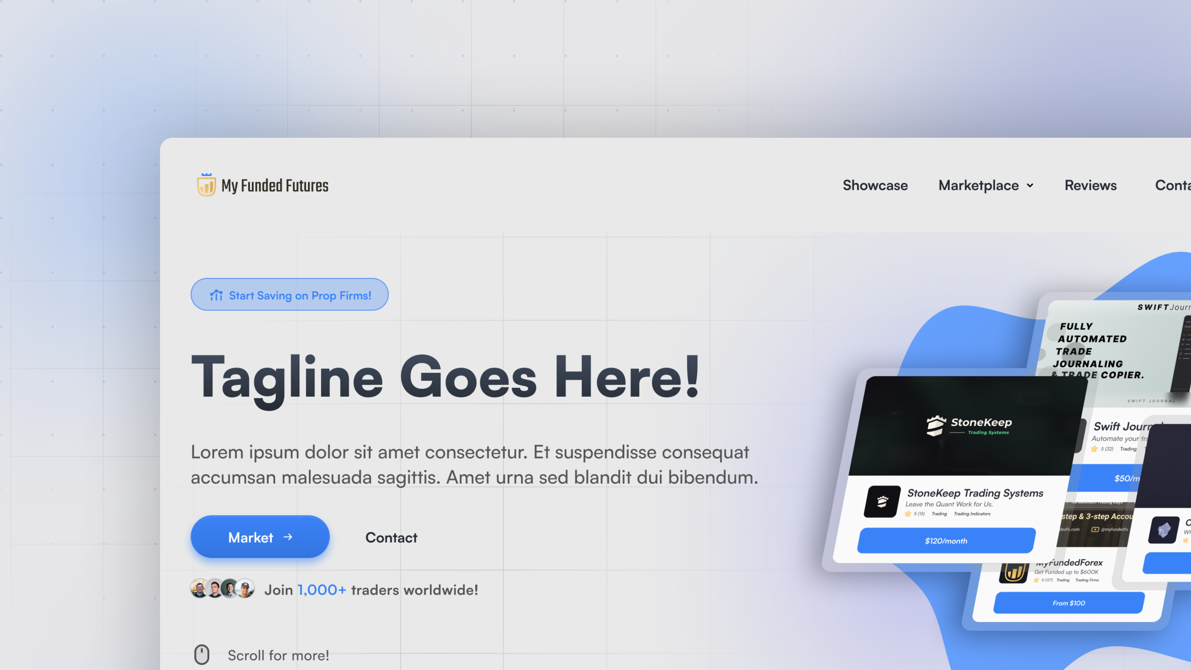 Hero Design for Fintech Company dashboard design figma fintech investing landingpage saas trading ui ux vector website