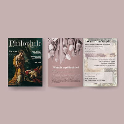 Philophile Magazine graphic design
