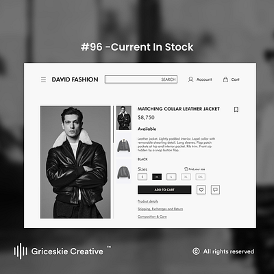 Daily Ui 96 - Current In Stock