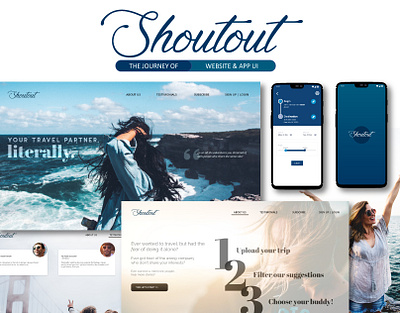 Shoutout : Find a travel partner app shoutout travel website