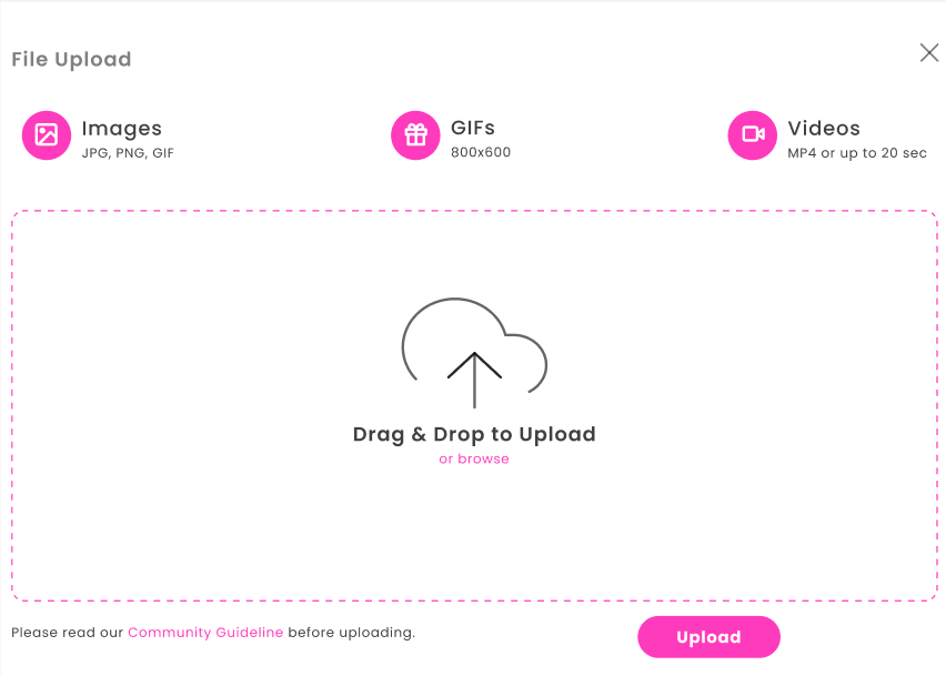 Daily UI Challenge - File Upload by Muqadas Afzal on Dribbble
