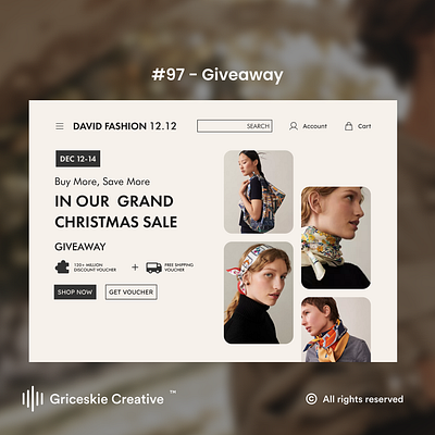 Daily Ui 97 - Giveaway