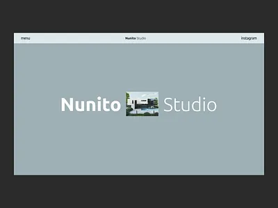 Nunito Studio Website architecture branding design figma graphic design homepage layout ui ux website
