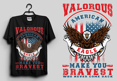 American Eagle T-Shirt Design | USA T-shirt Design | Tee america american branding clean cloth creative design eagle graphic design illustration modern t shirt tee