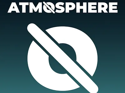 Atmosphere logo atmosphere branding graphic design illustation logo textlogo