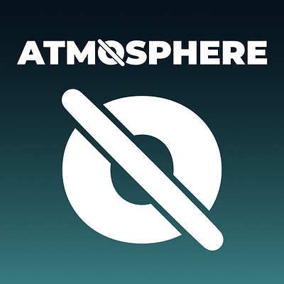 Atmosphere logo atmosphere branding graphic design illustation logo textlogo