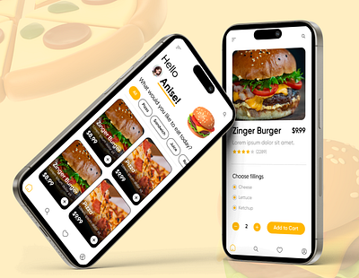 Food Delivery App UI Design app design delivery app ui figma food app ui food delivery app ui design minimal ui mobile app design ui user interface design