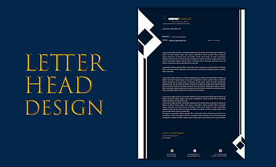 I will design minimalist and corporate letterhead for you bifold brochure book cover branding kit business card envelope design flyers invitation card design letter head design menu card design social media post design trifold brochure visiting card