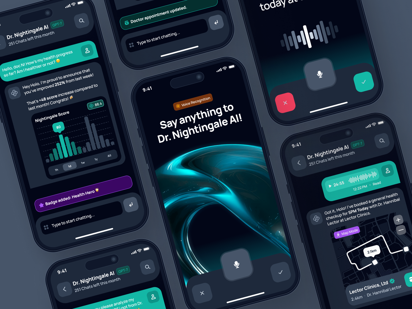 nightingale UI Kit: AI Medical & E-Pharmacy App | Smart UIUX by ...