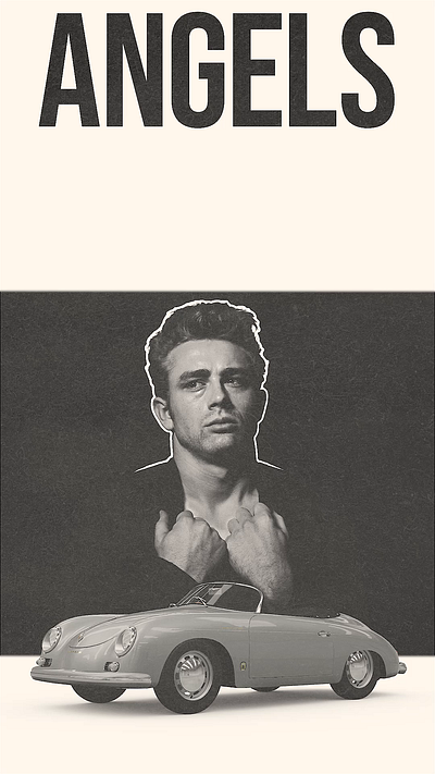 Angels actor angels animation james dean kinetic posters motion desig