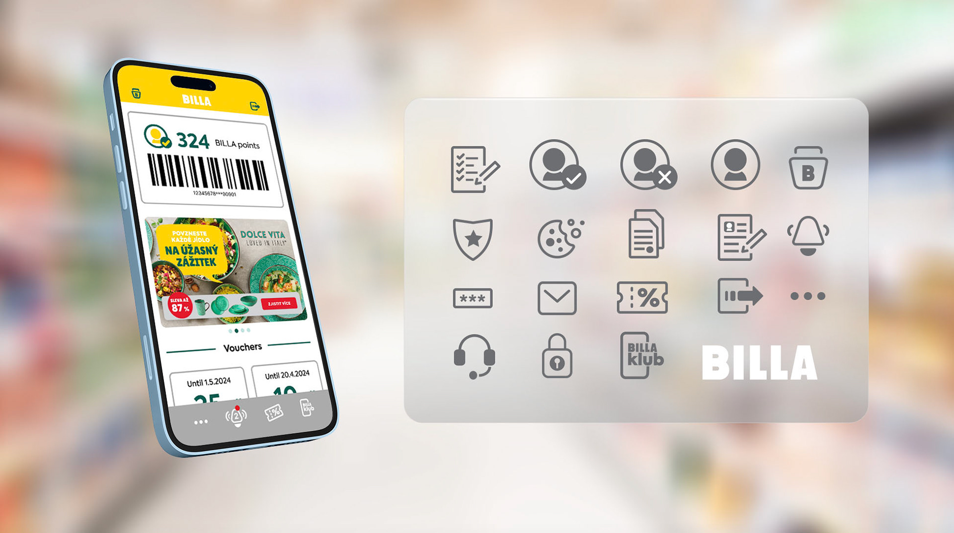 česká Obchodní Banka Billa Loyalty App by Fernando on Dribbble