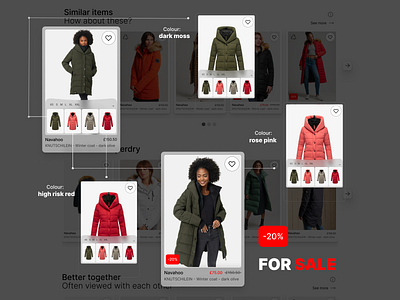 Zalando Redesign · Choosing colour section branding cloth brand website cloth store colour section illustration redesign ui web design zalando redesign zalando.com