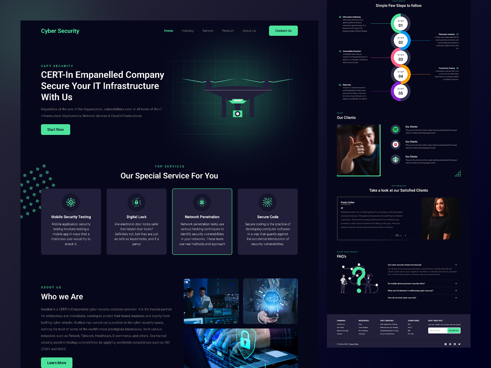 Cyber Security by Rohit Pal on Dribbble