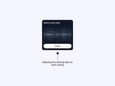 UI Card for Scheduling Auto-Saving figma finance fintech fintech app mobile app pinwheel savings scheduling ui ui design ui kit uiux ux ux design
