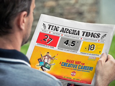 Newspaper design 👉Arena animation adobe arenaanimation artwork cover coverdesign design indesign layout newspaper newspaperdesign newspapers print