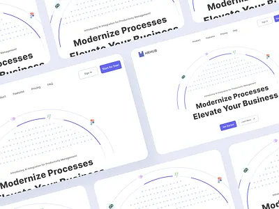 HR Automation Tool | Landing Page | Hero Section landing page one page web tool