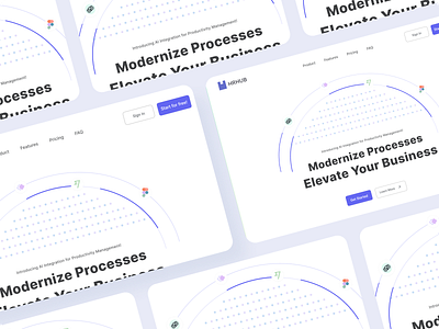 HR Automation Tool | Landing Page | Hero Section landing page one page web tool