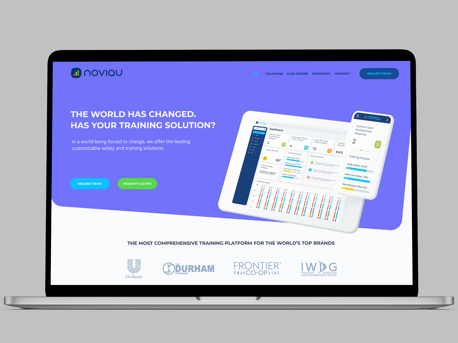 Noviqu Website Design color colorful company it company noviqu software website wed design