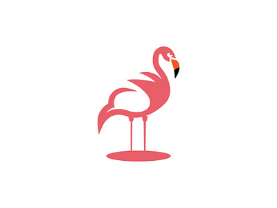 Flamingo Logo animal logo design flamingo flamingo logo graphic design illustration logo