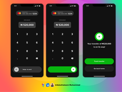 Fintech Mobile App Transfer Flow UI Design Concept design fintech app fintech app design fintech mobile app design fintech solution fintech transfer flow ui fintech ui mobile app transfer flow