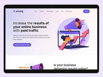 Digital Marketing Agency - Website digitalmarketing figma paidtraffic seo ui uidesign ux uxdesign webdesign website