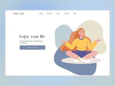 Landing Page Psychology - UI/UX Design figma illustration landing page ui ui ux design user centered design user experience user interface design ux ux research web design