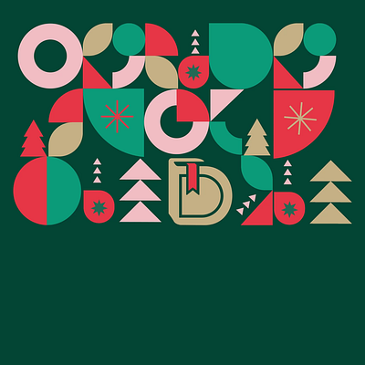 Animated Christmas card adobe after effects after effects animated animated christmas card animated illustration animation card christmas christmas card design illustration motion design motion graphics