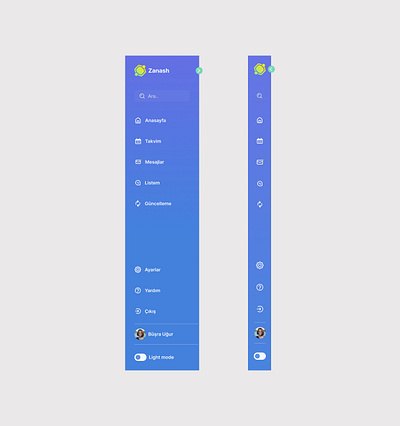 Side Menu Design