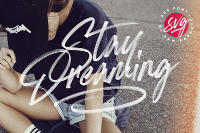 Stay Dreaming SVG Font brush contemporary cool dope fashion fast fresh hipster modern sports stay dreaming svg font street streetwear streetwise trendy urban youthful