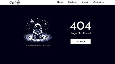 Error 404 Page - Daily UI Challenge (Day 8) adobephotoshop adobexd creativedesign dailyui dailyuichallenge designprocess error404 graphicdesign timelapse uiinspiration uiuxdesign userexperience userinterface xd